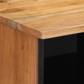 Tv szekrény fiókkal barna 100 x 33,5 x 46 cm tömör mangófát