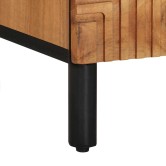 Tv szekrény fiókkal barna 100 x 33,5 x 46 cm tömör mangófát