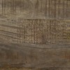 Világosszürke tömör mangófa tv-szekrény 105x33,5x46 cm