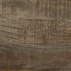 Világosszürke tömör mangófa tv-szekrény 105x33,5x46 cm