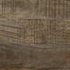 Világosszürke tömör mangófa tv-szekrény 80x31,5x46 cm