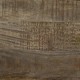 Világosszürke tömör mangófa tv-szekrény 80x31,5x46 cm