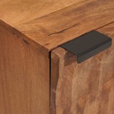 Éjjeliszekrény 2 pcs barna 40 x 33 x 46 cm tömör mangófát Éjjeliszekrény 2 pcs barna 40 x 33 x 46 cm tömör mangófát