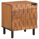 Éjjeliszekrény 2 pcs barna 40 x 33 x 46 cm tömör mangófát Éjjeliszekrény 2 pcs barna 40 x 33 x 46 cm tömör mangófát