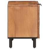 Éjjeliszekrény 2 pcs barna 40 x 33 x 46 cm tömör mangófát Éjjeliszekrény 2 pcs barna 40 x 33 x 46 cm tömör mangófát