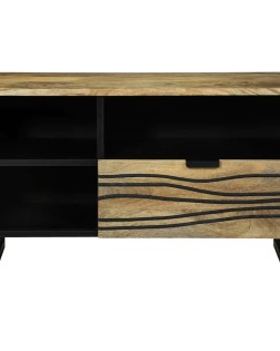 Tv egységek fiókkal barna 80 x 33 x 46 cm faanyag