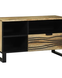 Tv egységek fiókkal barna 80 x 33 x 46 cm faanyag