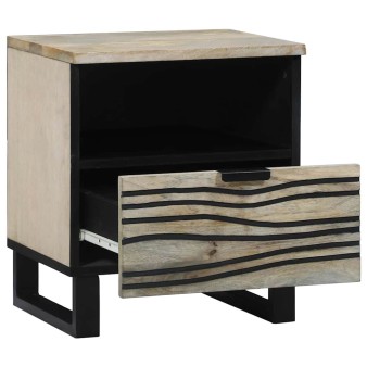Éjjeliszekrény 2 pcs fehér 40 x 33 x 46 cm szerelt fa