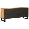 Tv szekrény polcokkal barna 105 x 33 x 46 cm tömör mangófát