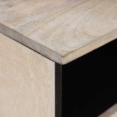 Tv szekrény fehérre fehérített 100 x 33 x 46 cm tömör mangófát