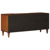 Tv szekrény fiókkal ajtóval dió 105 x 33 x 46 cm tömör mangófát