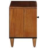 Tv szekrény tárolóval dió 80 x 33 x 46 cm tömör mangófát