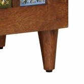 Tv szekrény fiókkal dió 100 x 33 x 46 cm tömör mangófát