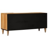 Tv szekrény ajtóval természetes 105 x 33 x 46 cm tömör mangófát