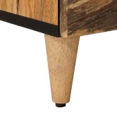 Tv szekrény fiókkal természetes 70 x 33 x 46 cm tömör mangófát