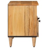 Tv szekrény fiókkal természetes 70 x 33 x 46 cm tömör mangófát