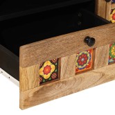 Tv szekrény természetes 105 x 33,5 x 46 cm tömör mangófát