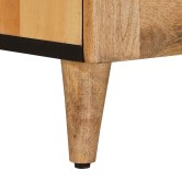 Tv szekrény természetes 105 x 33,5 x 46 cm tömör mangófát