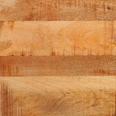 Oldalsó szekrény tárolóval barna 60 x 33 x 75 cm tömör mangófát