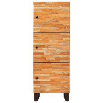 Tároló magasítószekrény barna 40 x 33 x 110 cm tömör mangófát