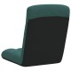 Sötétzöld szövet összecsukható padlószék 71x51x62 cm