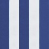 Kék és fehér oxford-szövet összecsukható napozóágy 175x54x8,5cm