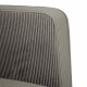 Világosszürke kordbársony szövet loveseat kanapé 109 cm