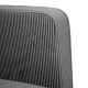 Sötétszürke kordbársony szövet loveseat kanapé 109 cm