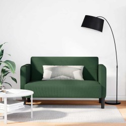 Dzsungel zöld kordbársony szövet loveseat kanapé 109 cm