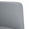 Világosszürke szövet loveseat kanapé 111 cm