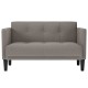 Tópszínű szövet loveseat kanapé 111 cm