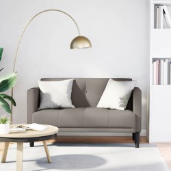 Tópszínű szövet loveseat kanapé 111 cm