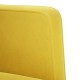 Sárga bársony loveseat kanapé 111 cm