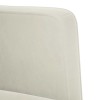 Krém bársony loveseat kanapé 111 cm