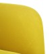 Sárga bársony loveseat kanapé 109 cm Sárga bársony loveseat kanapé 109 cm