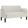 Krém bársony loveseat kanapé 109 cm