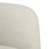 Krém bársony loveseat kanapé 109 cm