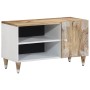 Tömör mangófa tv-szekrény 80x31,5x46 cm