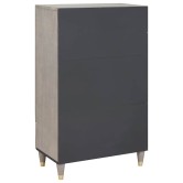 Magasfiú szürke és arany 60 x 33 x 100 cm tömör mangófát Magasfiú szürke és arany 60 x 33 x 100 cm tömör mangófát