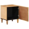 Éjjeli asztal 2 pcs barna 40 x 33,5 x 46 cm tömör mangófát