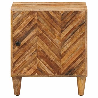 Éjjeli asztal 2 pcs barna 40 x 33,5 x 46 cm tömör mangófát