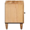 Éjjeli asztal 2 pcs barna 40 x 33,5 x 46 cm tömör mangófát