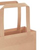 250 db barna papírzacskók fogantyúkkal 45x17x48 cm