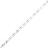 Világosszürke bársony rugós és led-es ágy matraccal 90x220 cm