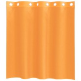 2 db narancssárga fátyolfüggönyök rojtokkal 140x140 cm 2 db narancssárga fátyolfüggönyök rojtokkal 140x140 cm