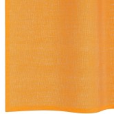 2 db narancssárga fátyolfüggönyök rojtokkal 140x140 cm 2 db narancssárga fátyolfüggönyök rojtokkal 140x140 cm
