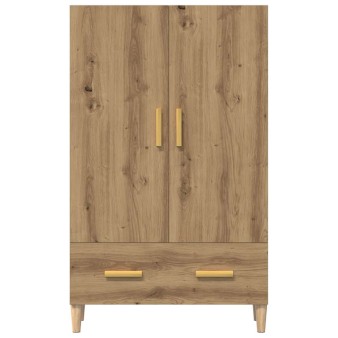 Highboard artisan tölgy 70x31x115 cm gépi úton előállított fa