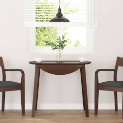 Barna tömörfa gumi étkezőasztal