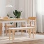 Tömörfa gumiból pad 110 cm