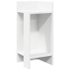 2 db fehér kisasztal polccal 25,5 x 27 x 60 cm